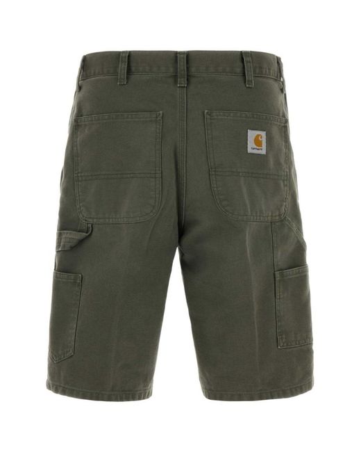 Carhartt Green Solid Shorts for men