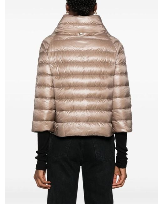 Herno Brown Sofia Short Down Jacket