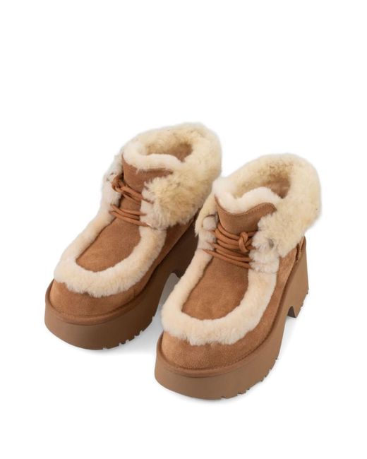 Ugg Brown Lace Up Boots