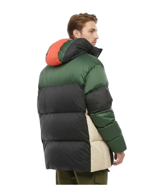 DSquared² Green Quilted Hood Jacket for men