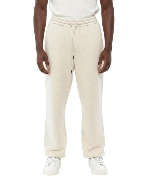 1989 STUDIO Natural Drawstring Joggers for men