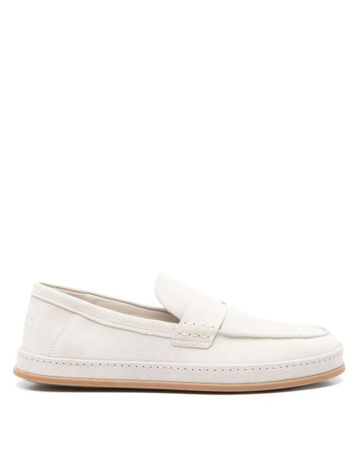 Hogan White Slip On Loafers for men
