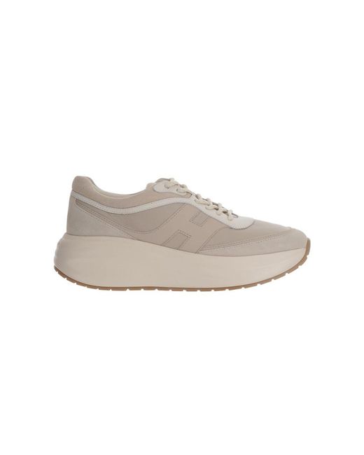Hogan Gray Logo Sneakers