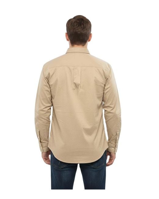 DSquared² Natural Regular Logo Shirt for men