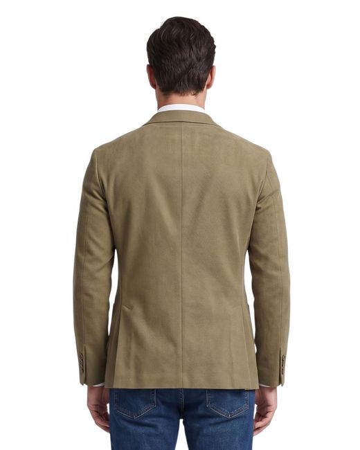 Corneliani Natural Single Breasted Blazer for men