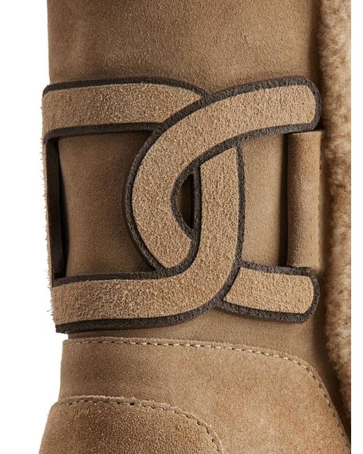 Tod's Natural Shearling Winter Boots