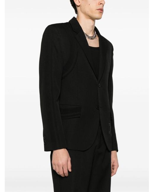 Off-White c/o Virgil Abloh Black Wool Jacket for men