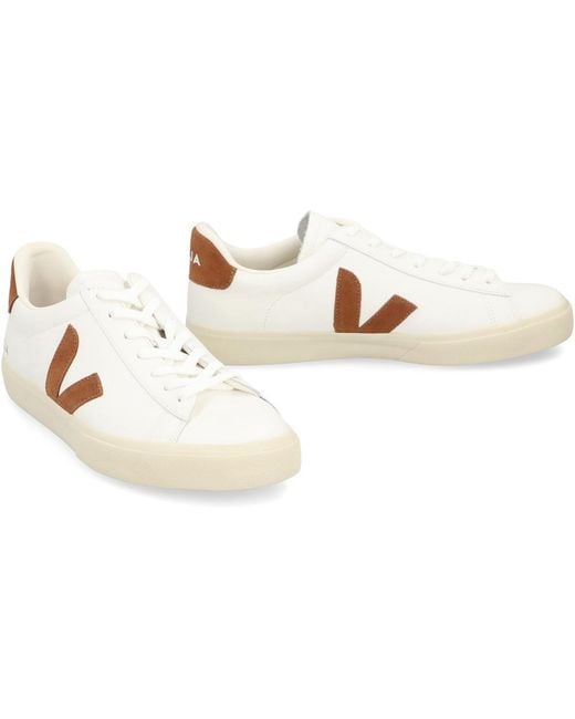 Veja White Low-Top Sneakers Field for men