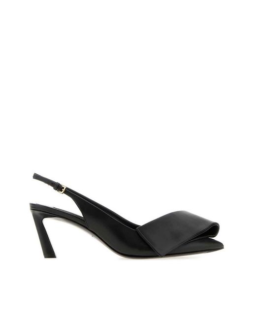 Givenchy Black Ribbon Pumps