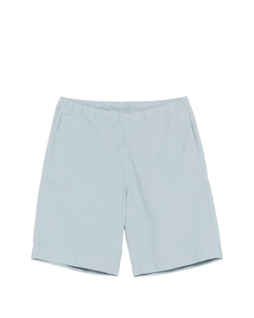 Paul Smith Blue Solid Shorts for men