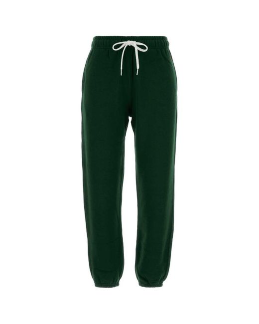 Ralph Lauren Green Logo Track Pants