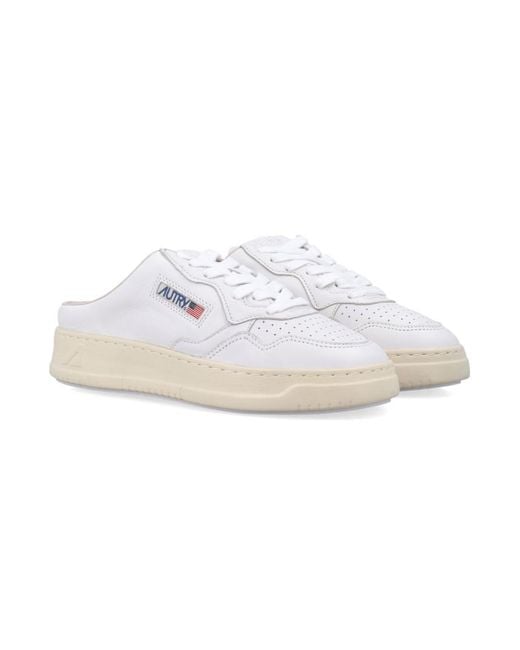 Autry White Logo Collection Sneakers