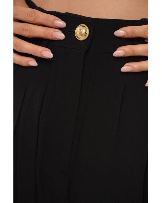 Balmain Black Solid Shorts