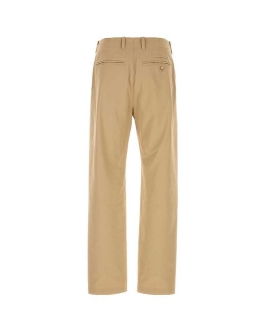 Givenchy Natural Flat Front Pants for men