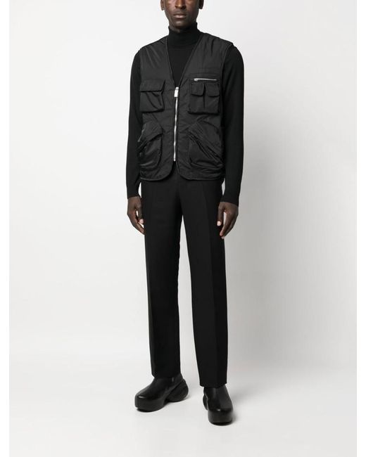 Givenchy Black Multipocket Vest for men