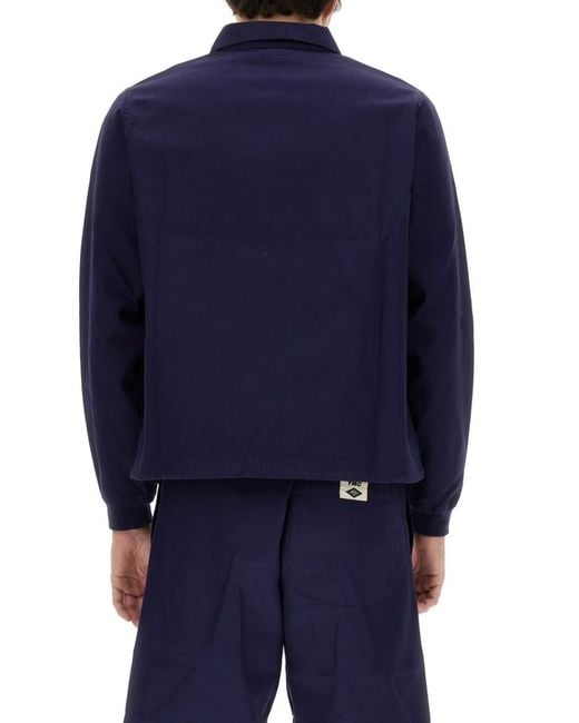 Umbro Blue Solid Jackets for men