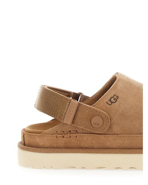 Ugg Brown Suede Slides