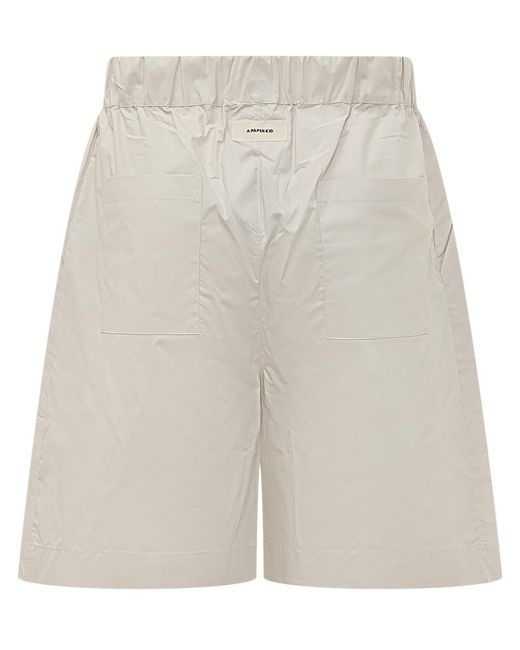 A PAPER KID Gray Solid Shorts for men