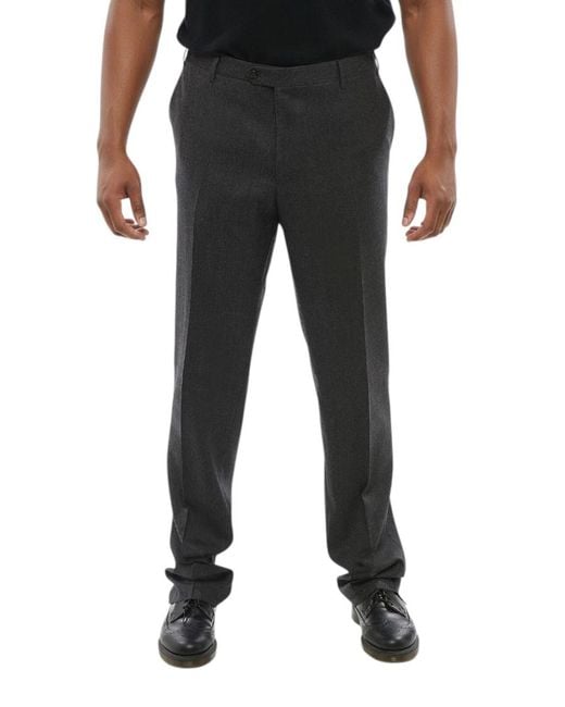 Corneliani Black Regular Trousers for men