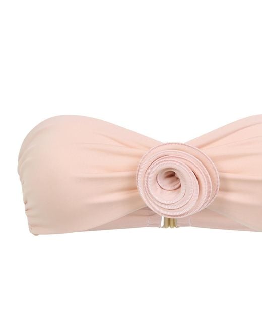 LaRevêche Pink Solid Swimwear