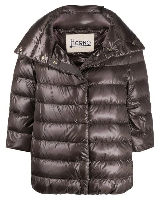 Herno Black Puffer Jacket