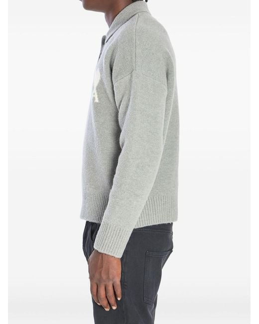 AMI Gray Polo Shirts for men