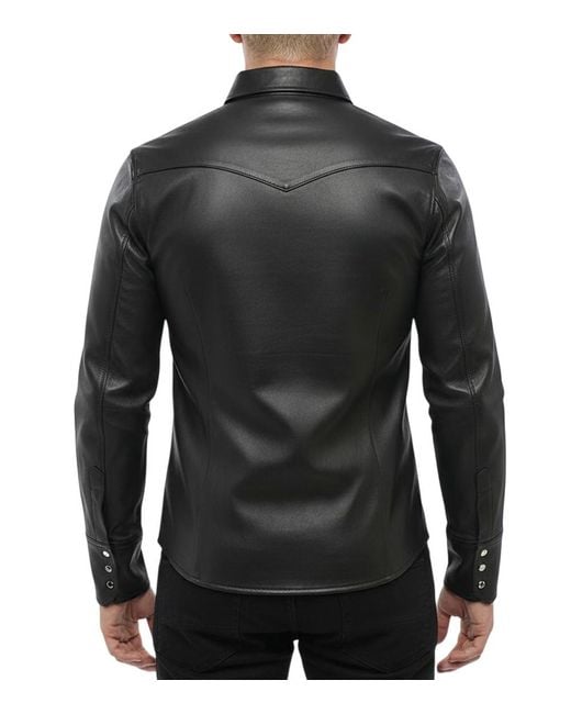 DSquared² Black Slim Solid Shirt for men