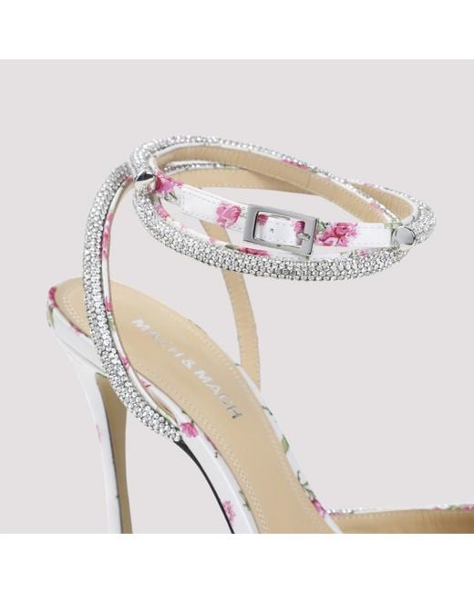 Mach & Mach White Sandals