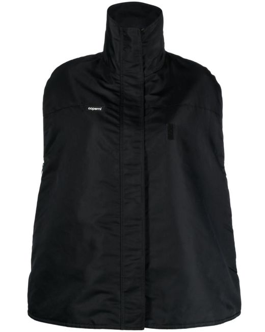 Coperni Black Logo Bomber Cape