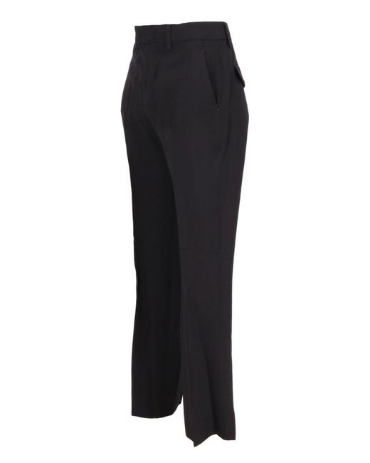Ann Demeulemeester Black Cigarette Trousers