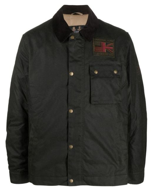 Barbour Black Workers Jacket for men