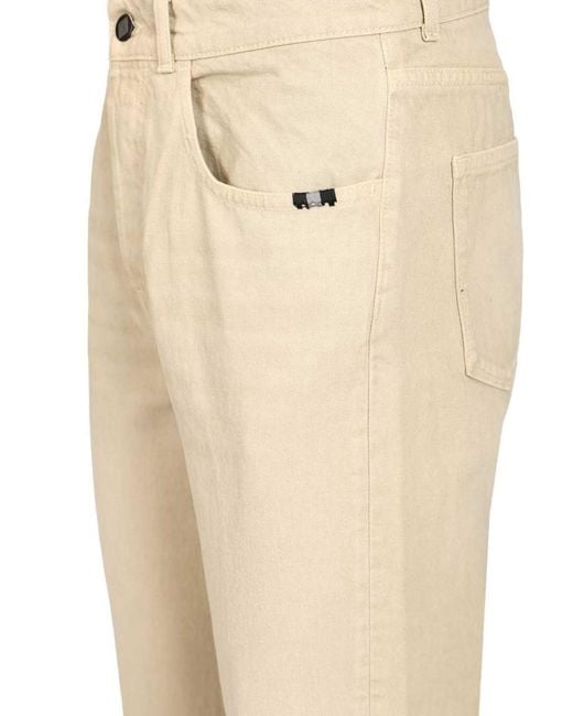 AMISH Natural Solid Casual Pants for men