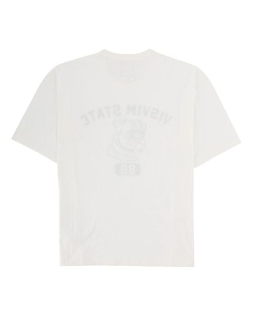 Visvim White Crew Neck T-Shirts for men