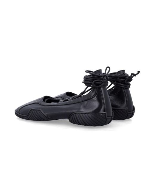 Miista Blue Solid Averie Ballet Flats