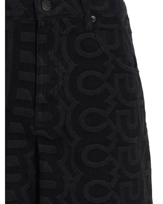 Marc Jacobs Black 'Monogram' Jeans