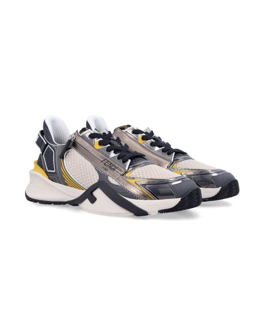 Fendi Multicolor Flow Sneakers for men