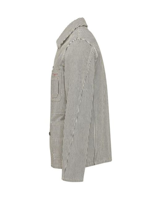 Givenchy Gray Stripes Regular Jacket for men