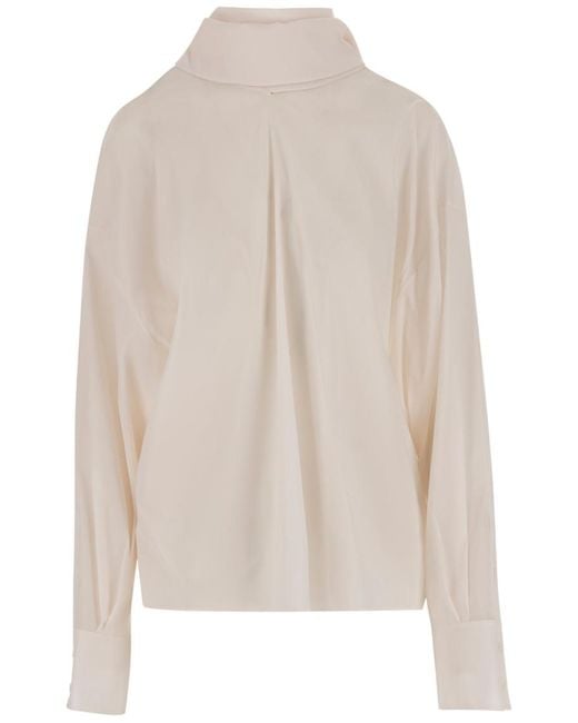 Carven White Relaxed Solid Shirt