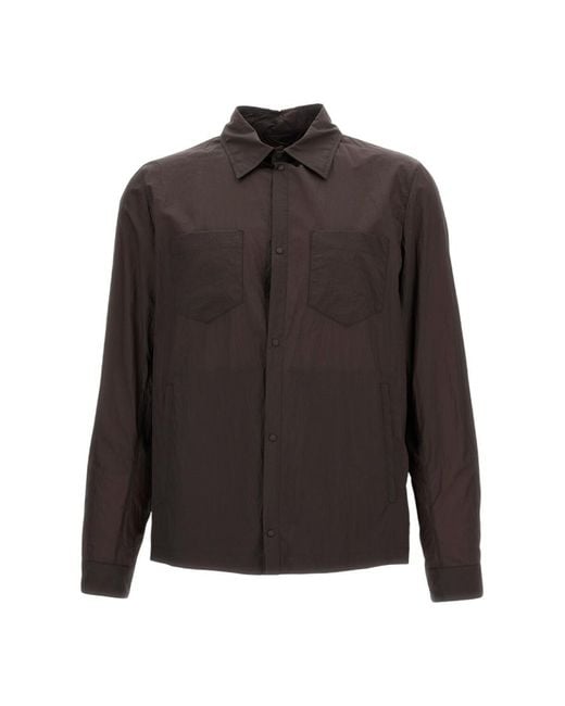 Herno Brown Regular Overshirt for men