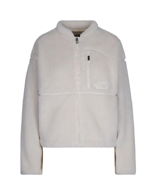 The North Face Gray Solid Band Collar Jacket