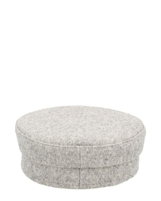 Ruslan Baginskiy Gray Solid Logo Bakerboy Hat