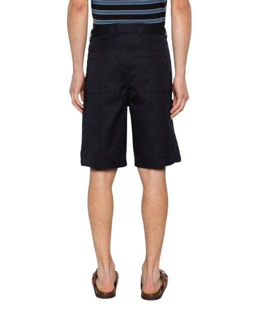 Gucci Blue Regular Shorts for men