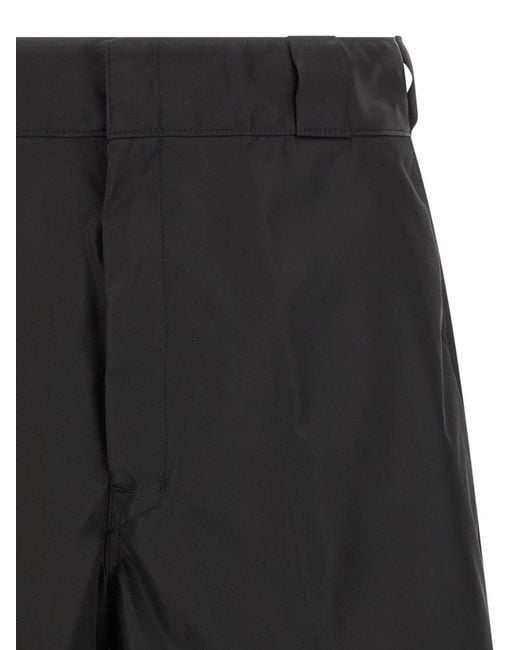 Prada Black Logo Shorts for men