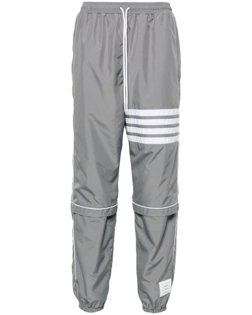 Thom Browne Gray 4Bar Trackpants for men