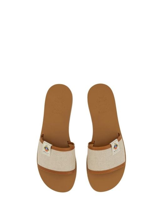 Bally Natural Slip-On Flats