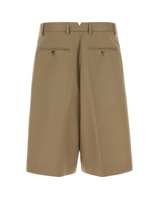 AMI Green Solid Shorts for men