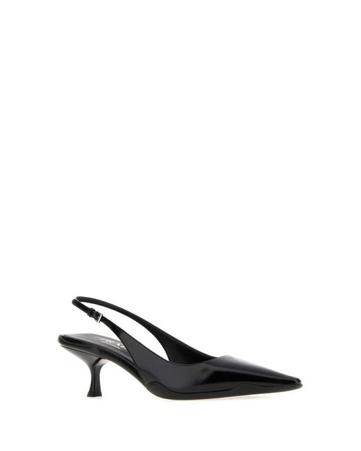 Prada Black Leather Pumps