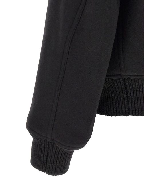 Rick Owens Black Solid Wool Jacket for men