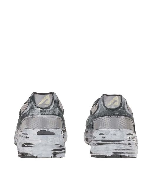 Autry Gray Distressed Sneakers for men
