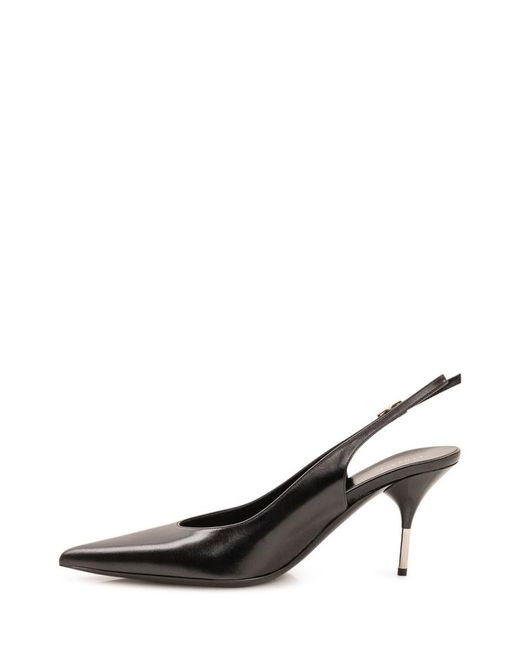 Versace Black Logo Pumps